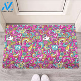 Abstract Hippie Door Mat