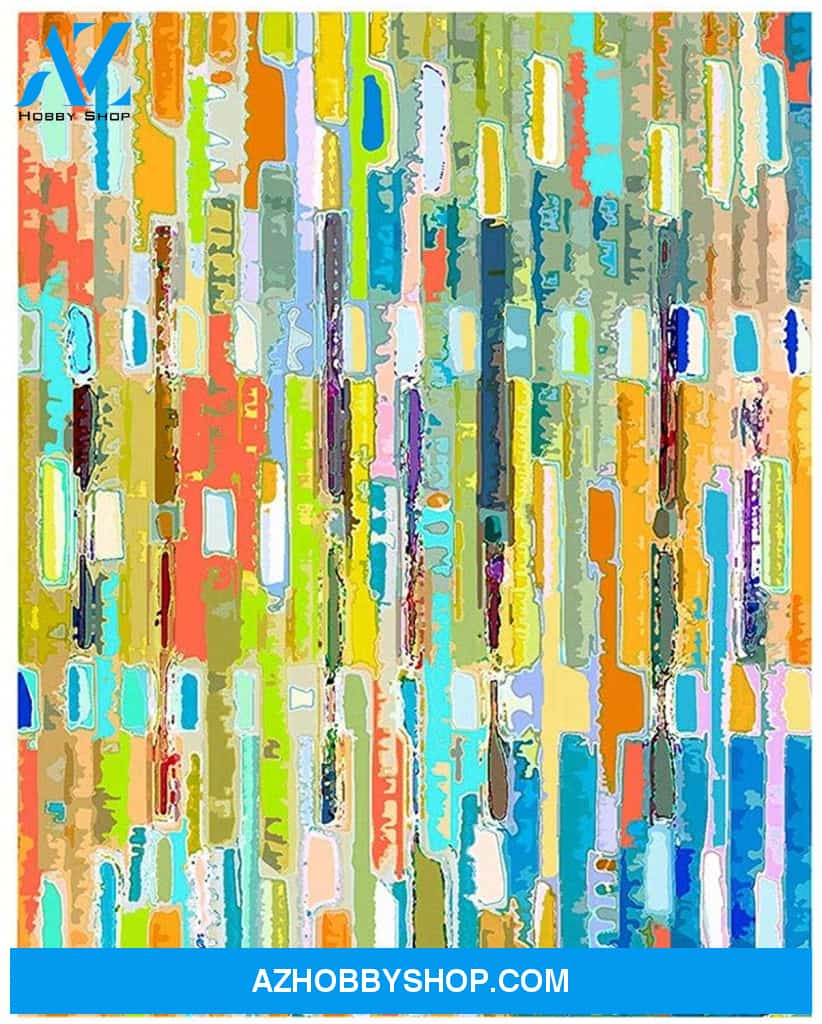Abstract Modern Orange Bathroom Art Funny Present For Men Woman Home Art Wall