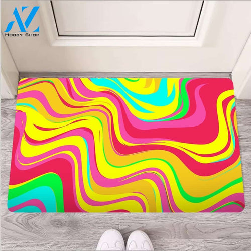 Abstract Paint Door Mat