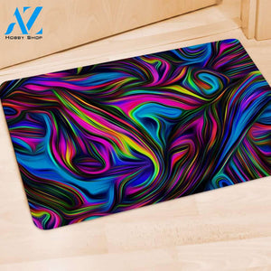 Abstract Psychedelic Door Mat