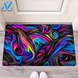 Abstract Psychedelic Door Mat