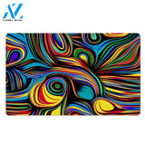 Abstract Wavy Door Mat