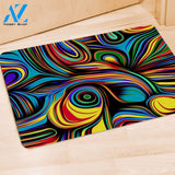 Abstract Wavy Door Mat