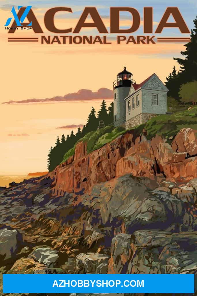 Acadia National Park Maine Bass Harbor Lighthouse