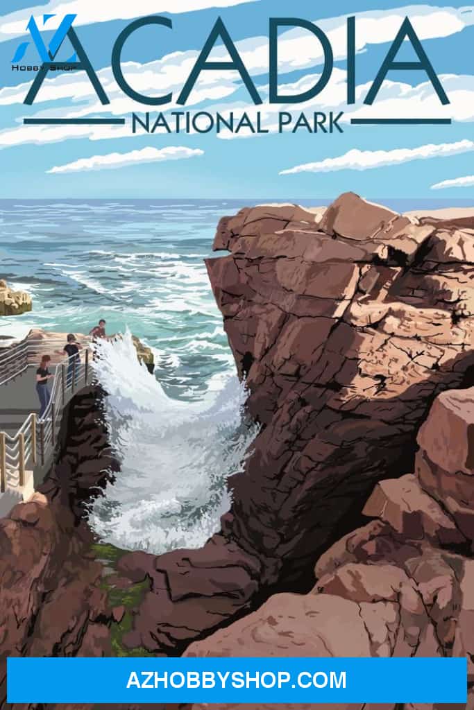 Acadia National Park Maine Thunder Hole Day