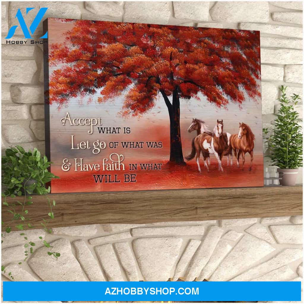 Accept what is Horse Canvas Wall Art Decor, Wall Decor Visual Art