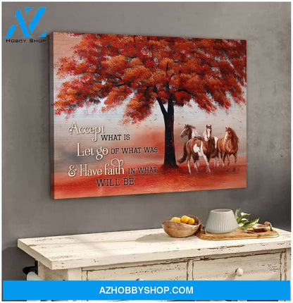 Accept what is Horse Canvas Wall Art Decor, Wall Decor Visual Art