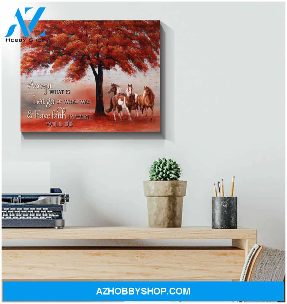Accept what is Horse Canvas Wall Art Decor, Wall Decor Visual Art