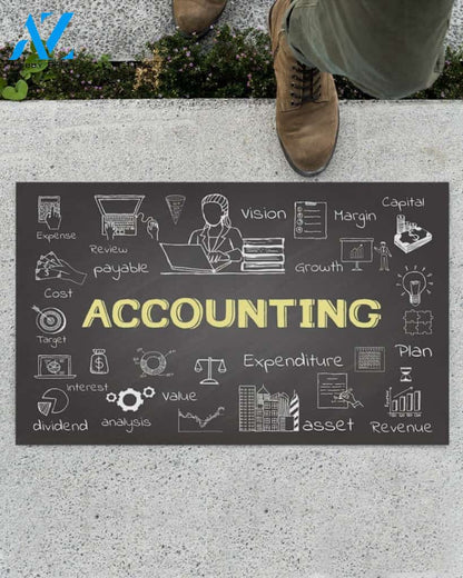 Accounting Indoor And Outdoor Doormat Welcome Mat Housewarming Gift Home Decor Funny Doormat Gift Idea For Accountant