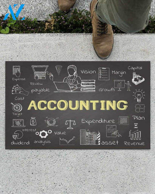 Accounting Indoor And Outdoor Doormat Welcome Mat Housewarming Gift Home Decor Funny Doormat Gift Idea For Accountant