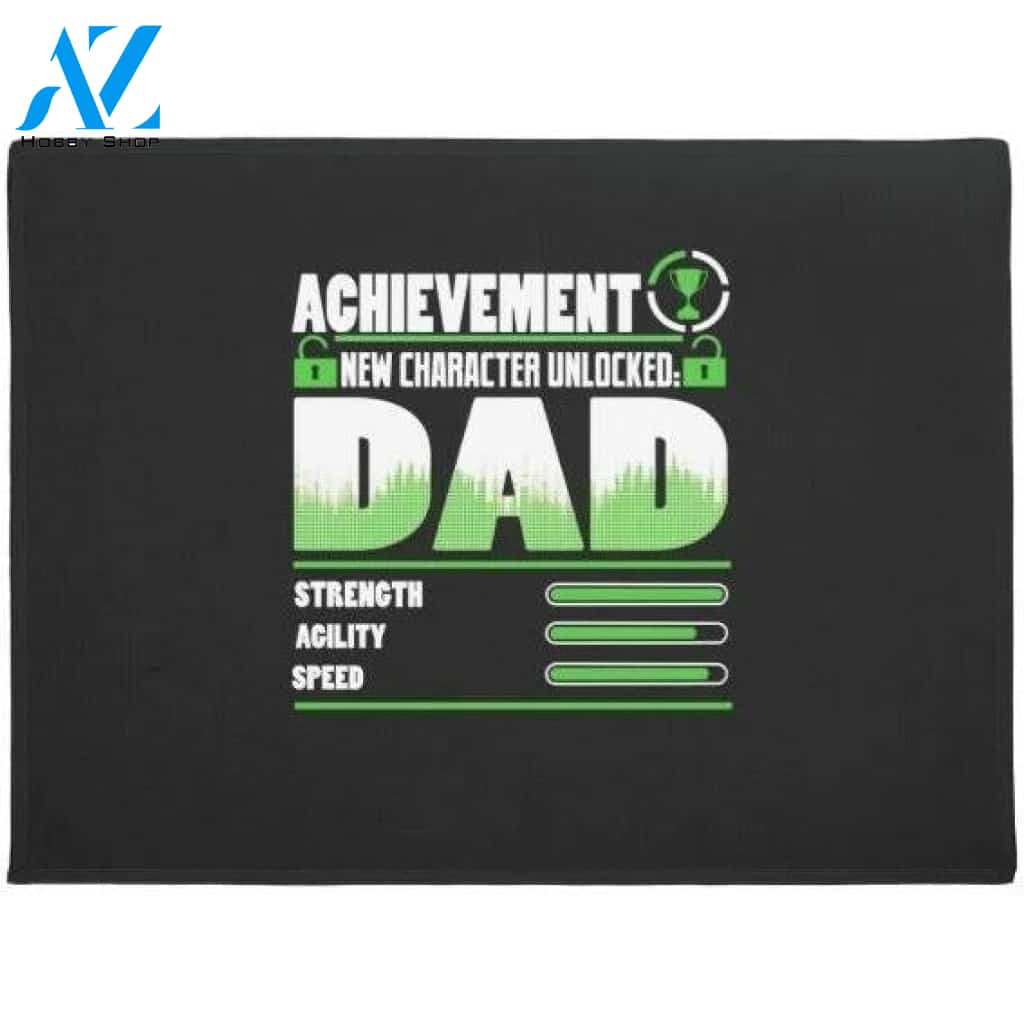 Achievement Dad Of Daddy Indoor And Outdoor Doormat Warm House Gift Welcome Mat Gift For Friend Family