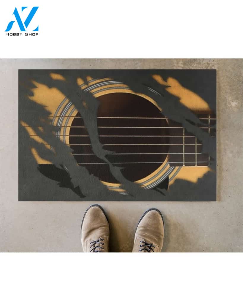 Acoustic Guitar Doormat | Welcome Mat | House Warming Gift