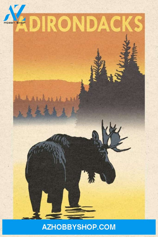 Adirondacks Moose At Dawn