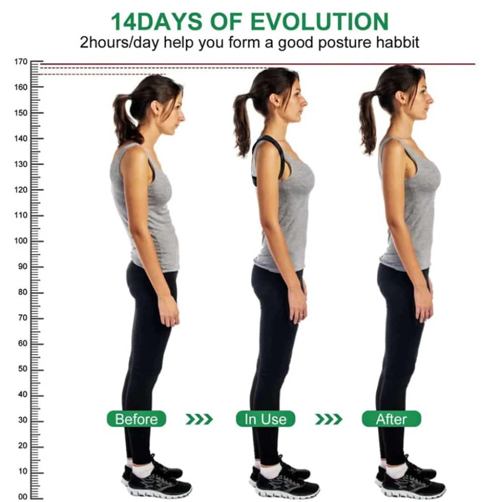 ADJUSTABLE BACK SHOULDER POSTURE CORRECTOR