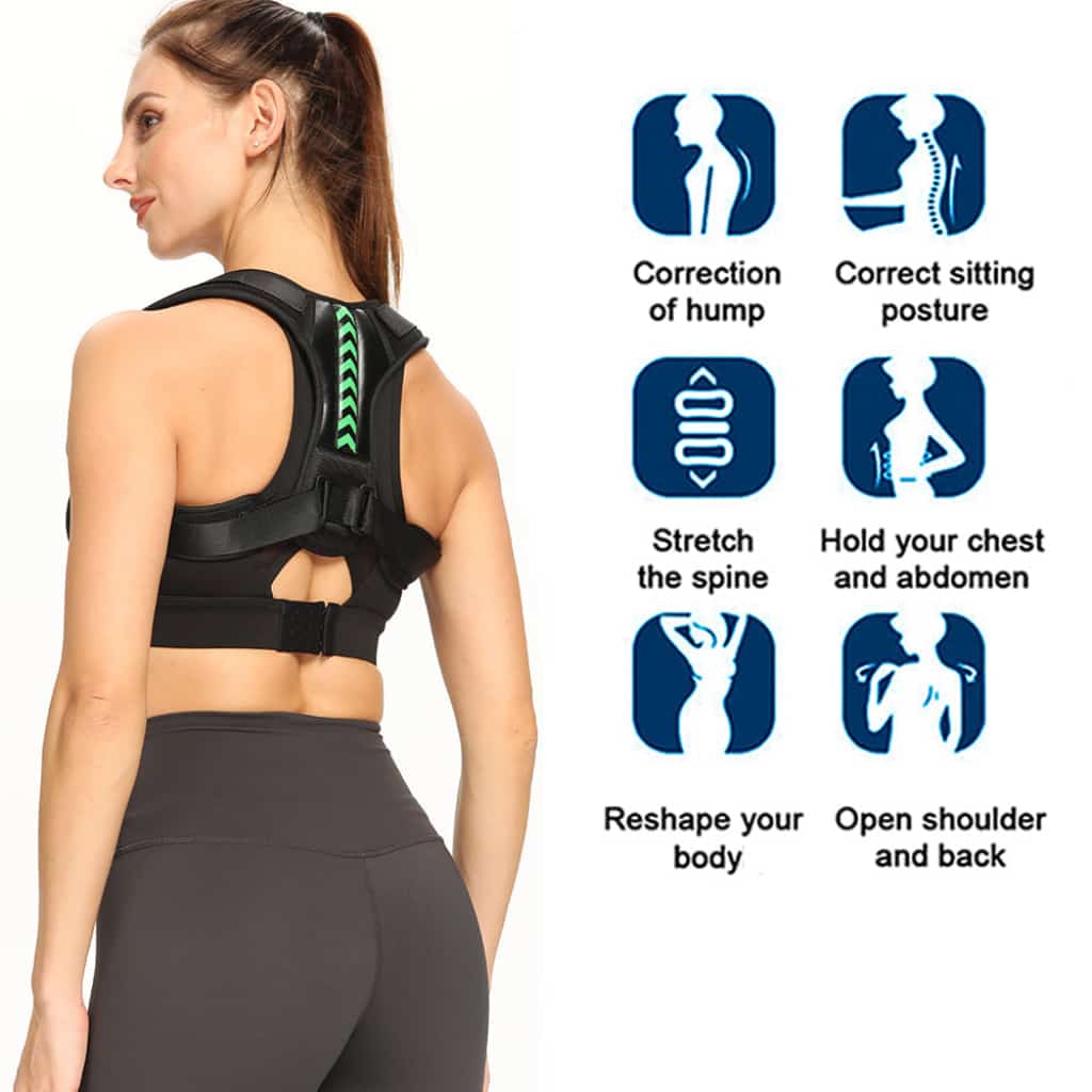 ADJUSTABLE BACK SHOULDER POSTURE CORRECTOR