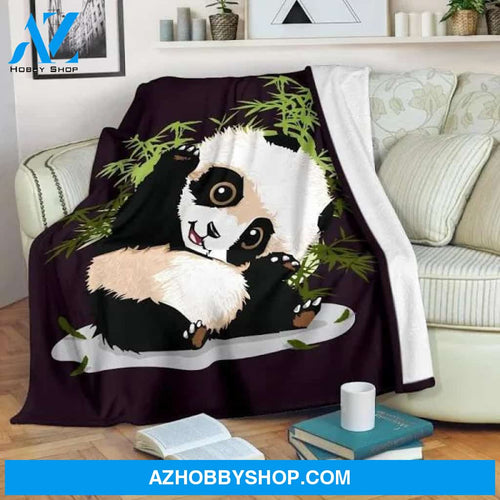 Adorable Baby Panda Lover Home Decoration Fleece Blanket Home Decor Bedding Couch Sofa Soft And Comfy Cozy