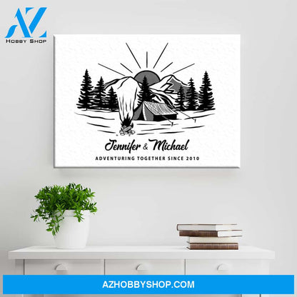 Adventuring Together Premium Canvas