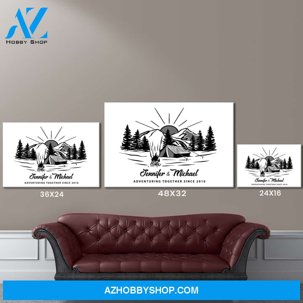 Adventuring Together Premium Canvas