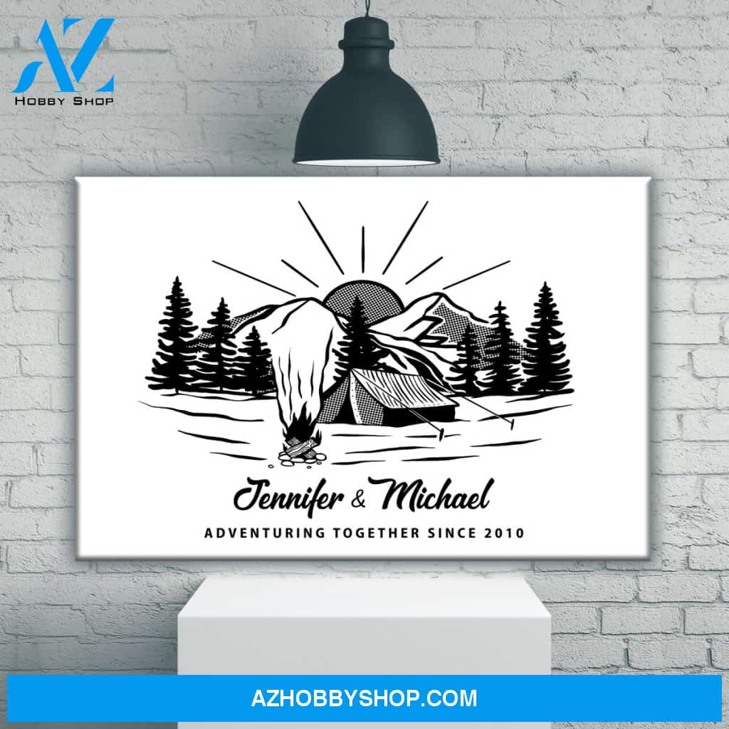 Adventuring Together Premium Canvas