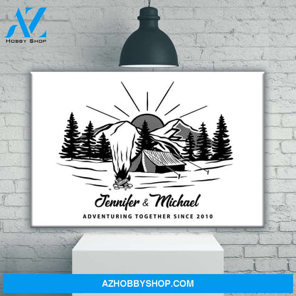 Adventuring Together Premium Canvas