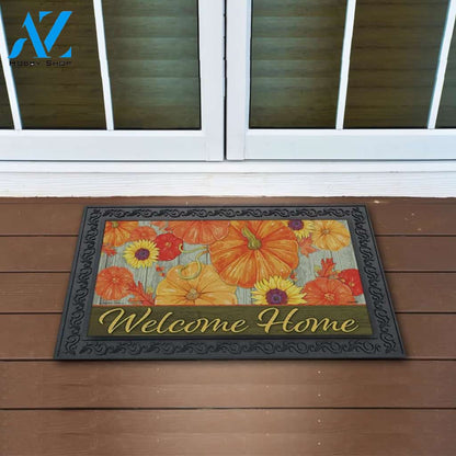 Aerial Pumpkins Doormat