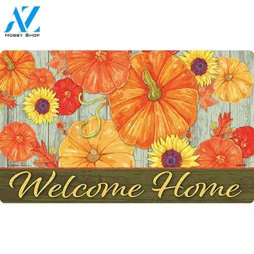 Aerial Pumpkins Doormat