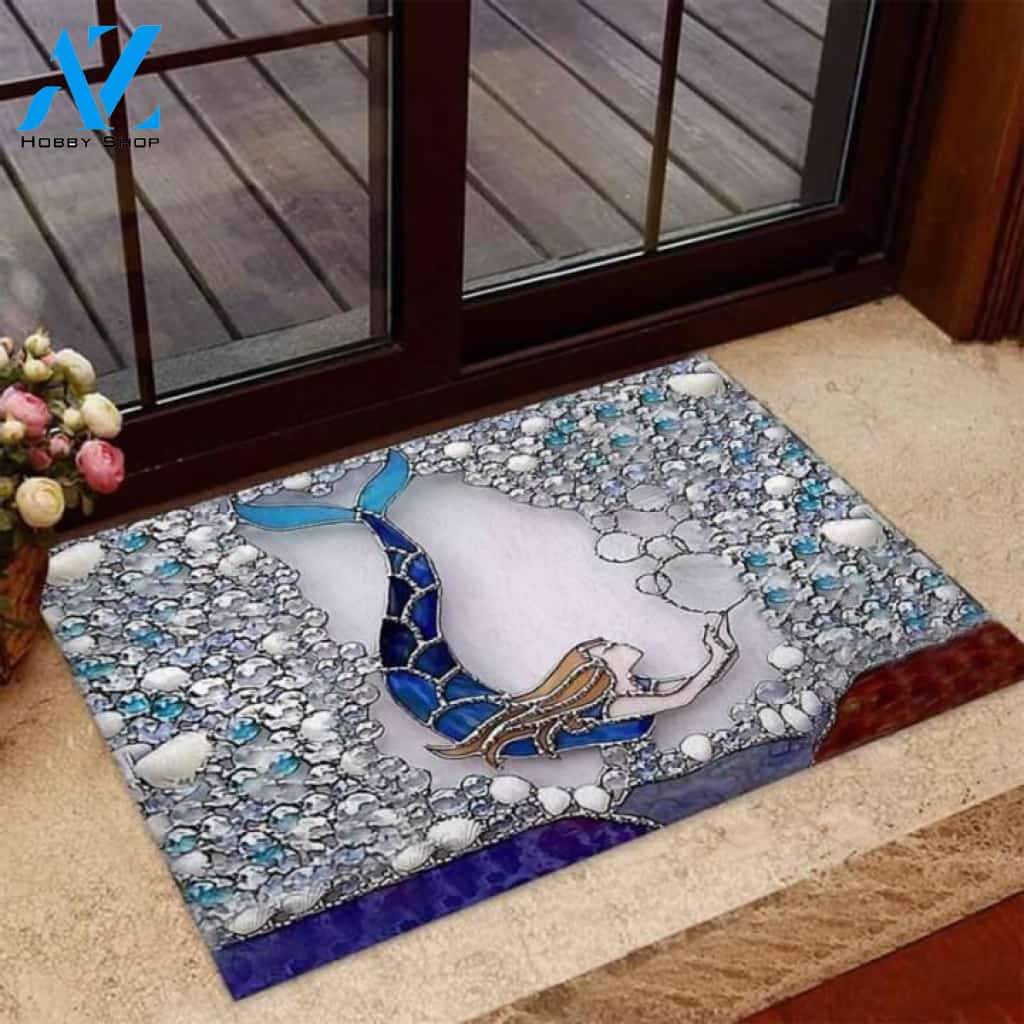 Aesthetic Mermaid Doormat | Welcome Mat | House Warming Gift