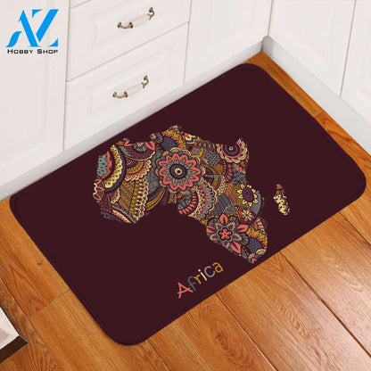 Africa Stylized Continent Door Mat