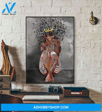 African American poster, Black queen girl art, black women art, black girl magic, gift for daughter Canvas And Poster, Wall Decor Visual Art