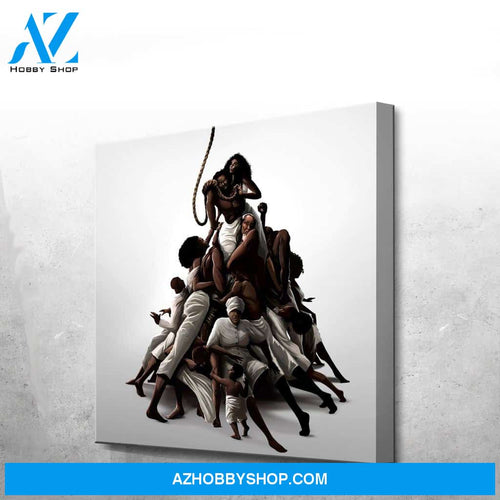 African American Stronger Together Canvas And Poster, Canvas Painting, Wall Decor Visual Art