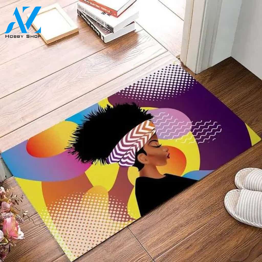 African Black Women CL09100002MDD Doormat