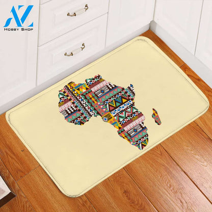 African Textile Patterns Door Mat