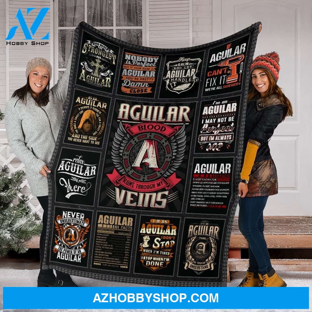 Aguilar Ruins Though My Veins Fleece Blanket
