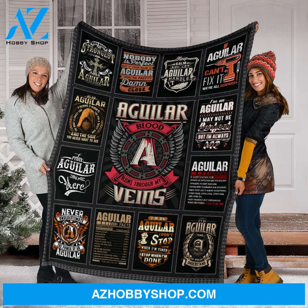 Aguilar Ruins Though My Veins Fleece Blanket
