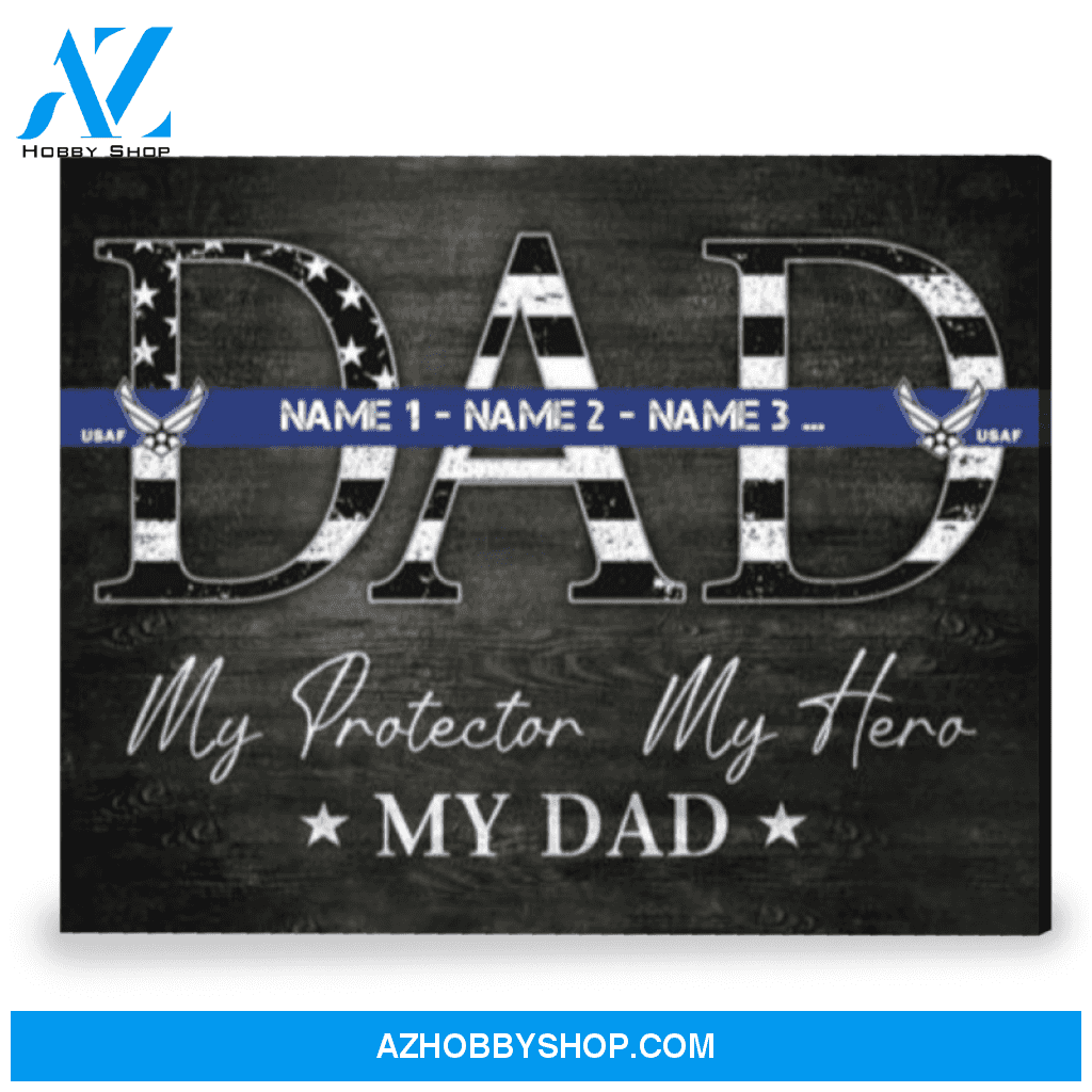 Air Force Gift For Dad Personalized Patriotic Sign Father Dad Gift