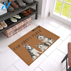 Alaska Happy Place Doormat | Welcome Mat | House Warming Gift