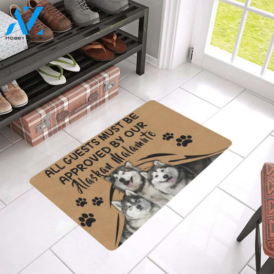 Alaskan Malamute Approved Doormat Home Decor – Doormat