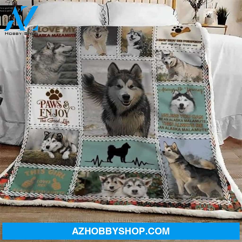 Alaskan Malamute Enjoy CLM2612013S Blanket