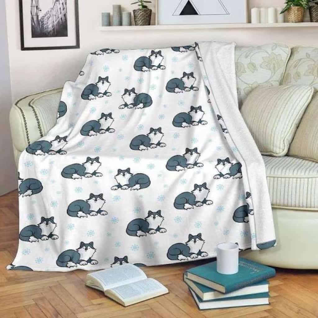 Alaskan Malamute Pattern CLA15100090F Blanket