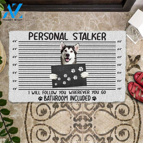Alaskan Malamute Personal Stalker Doormat