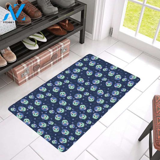 Alien Cat Rubber Doormat