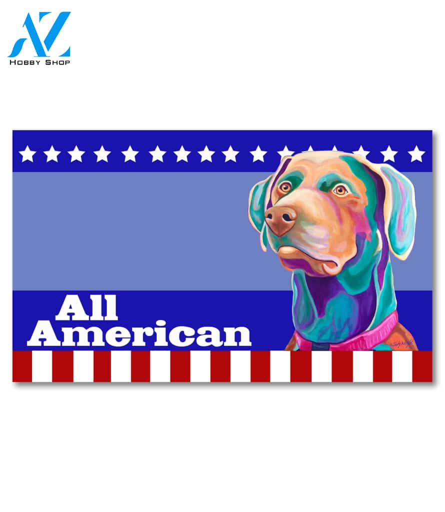 All American Dog Doormat - 18" x 30"