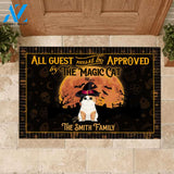 All Guest Must Be Approved By The Magic Cats - Personalized Doormat