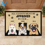 All Guest Must Be Approved - Personalized Doormat | Welcome Mat | House Warming Gift