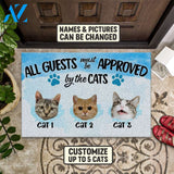 All Guests Must Be Approved By The Cat Doormat | Welcome Mat | House Warming Gift