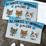 All Guests Must Be Approved By The Cat Doormat | Welcome Mat | House Warming Gift