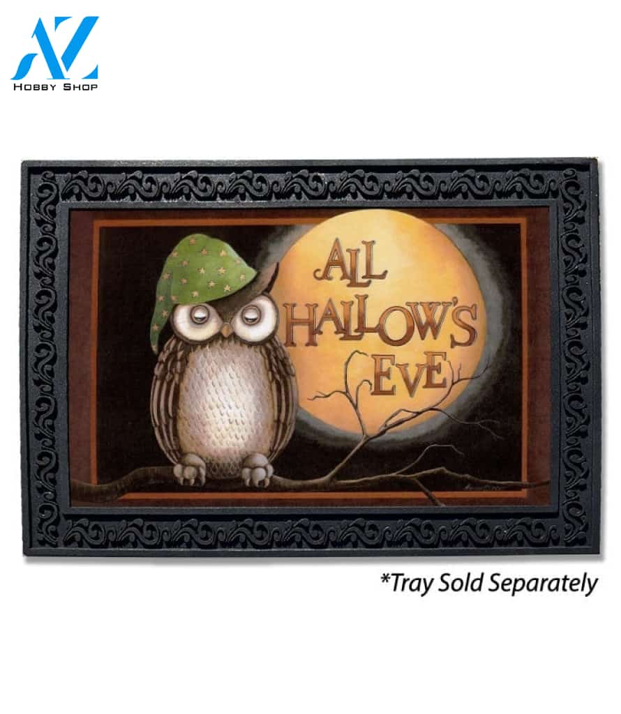 All Hallows Eve Owl - Doormat - 18" x 30"