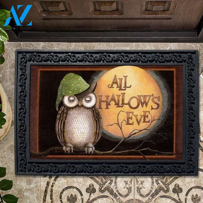 All Hallows Eve Owl - Doormat - 18" x 30"
