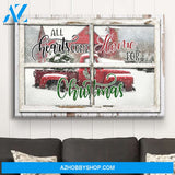All Hearts Come Home For Christmas - Premium Matte Canvas