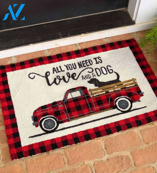 All You Need Is Love And A Dog CLM1610002D Doormat